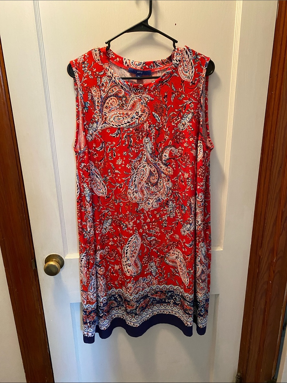 Apt. 9 Red Floral Blouse